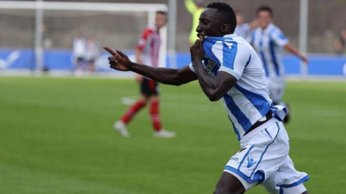 Thior con la Real Sociedad