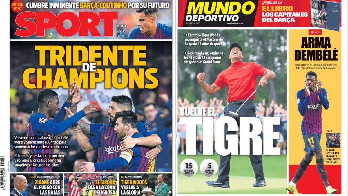 Dembélé, el arma ante el United