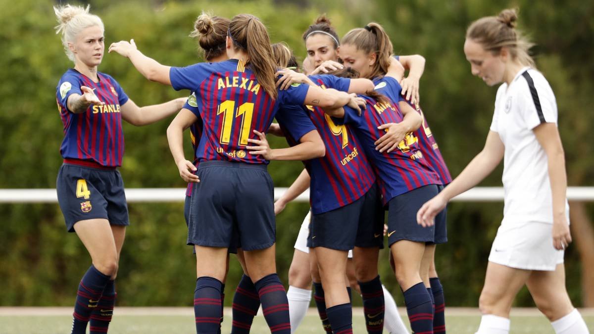El Barcelona ganó al Madrid CFF en Hortaleza.
