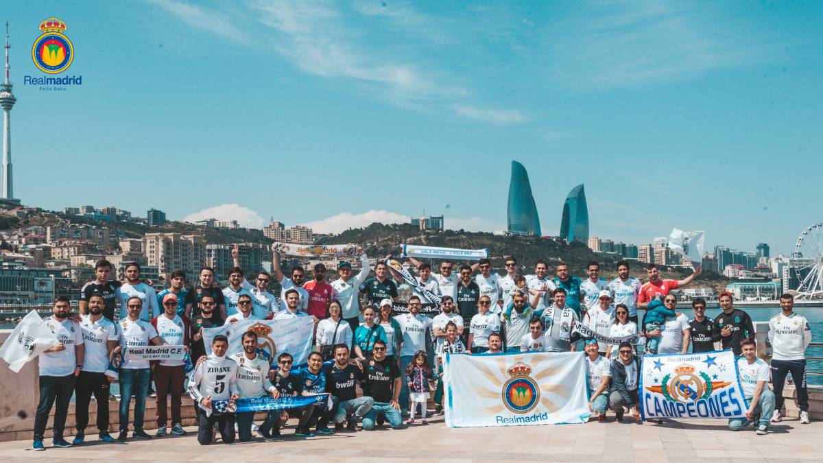 Homenaje a Modric de la Peña Real Madrid Bakú