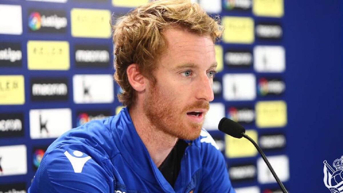 David Zurutuza, jugador de la Real SociedadDavid Zurutuza, jugador de la Real Sociedad