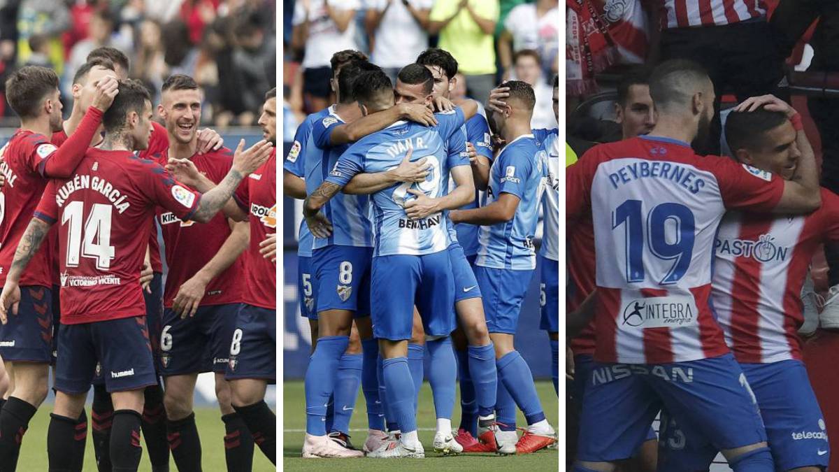 Osasuna, Málaga y Sporting se pueden ver beneficiados de los tres puntos regalados del Reus.