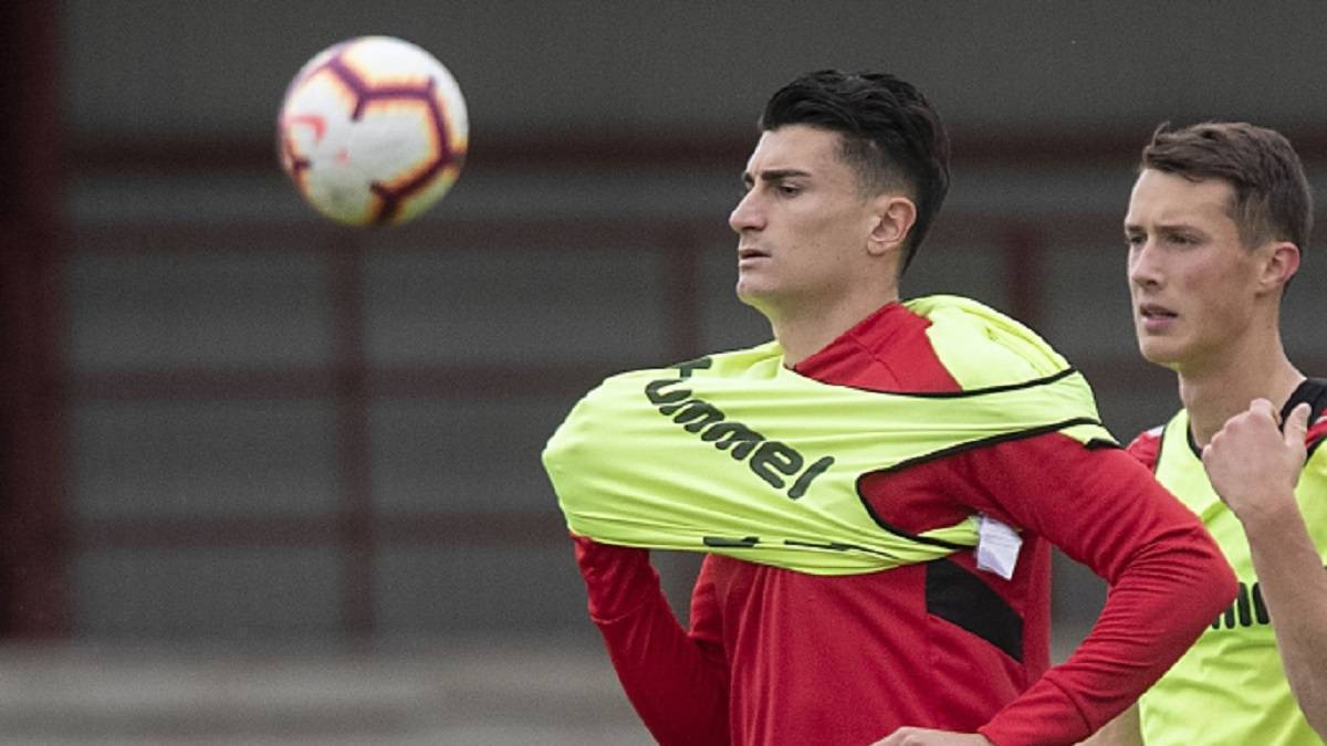 Luis Perea, jugador de Osasuna
