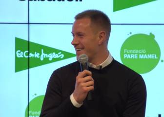 Ter Stegen hablando de su abono de transporte público