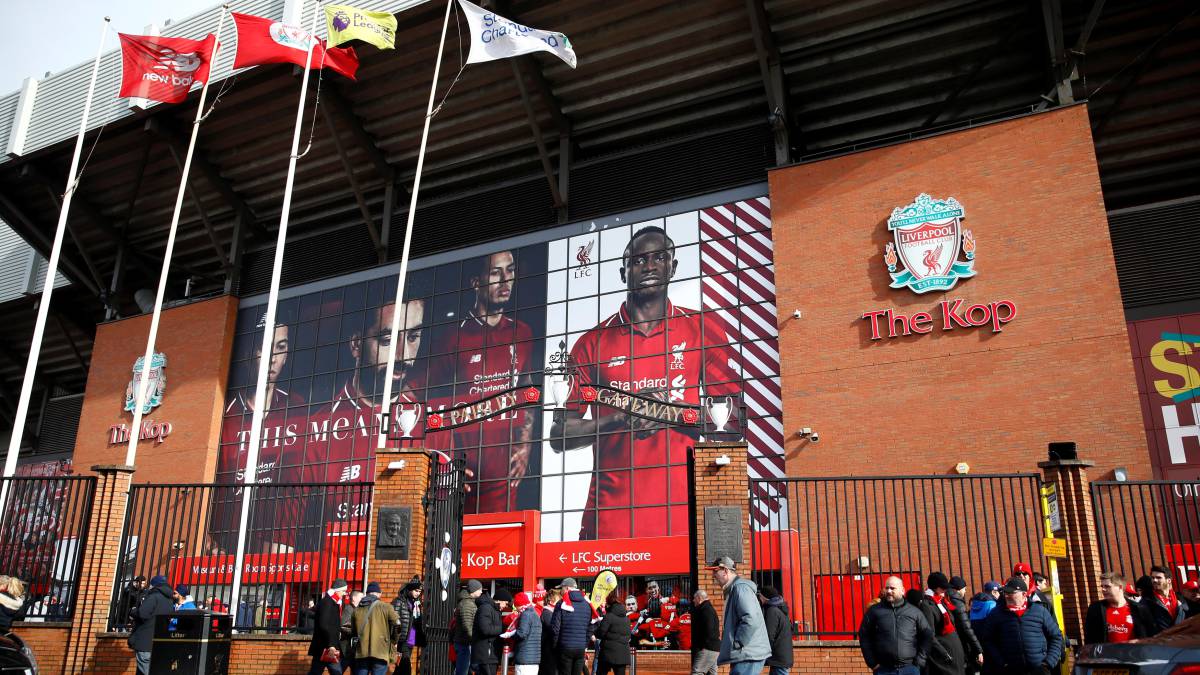 Anfield, estadio del Liverpool