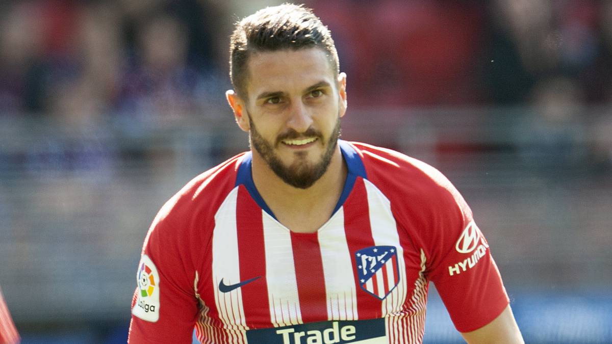 Koke, ayer en Ipurua, donde llegó a los 280 partidos con el Atlético.