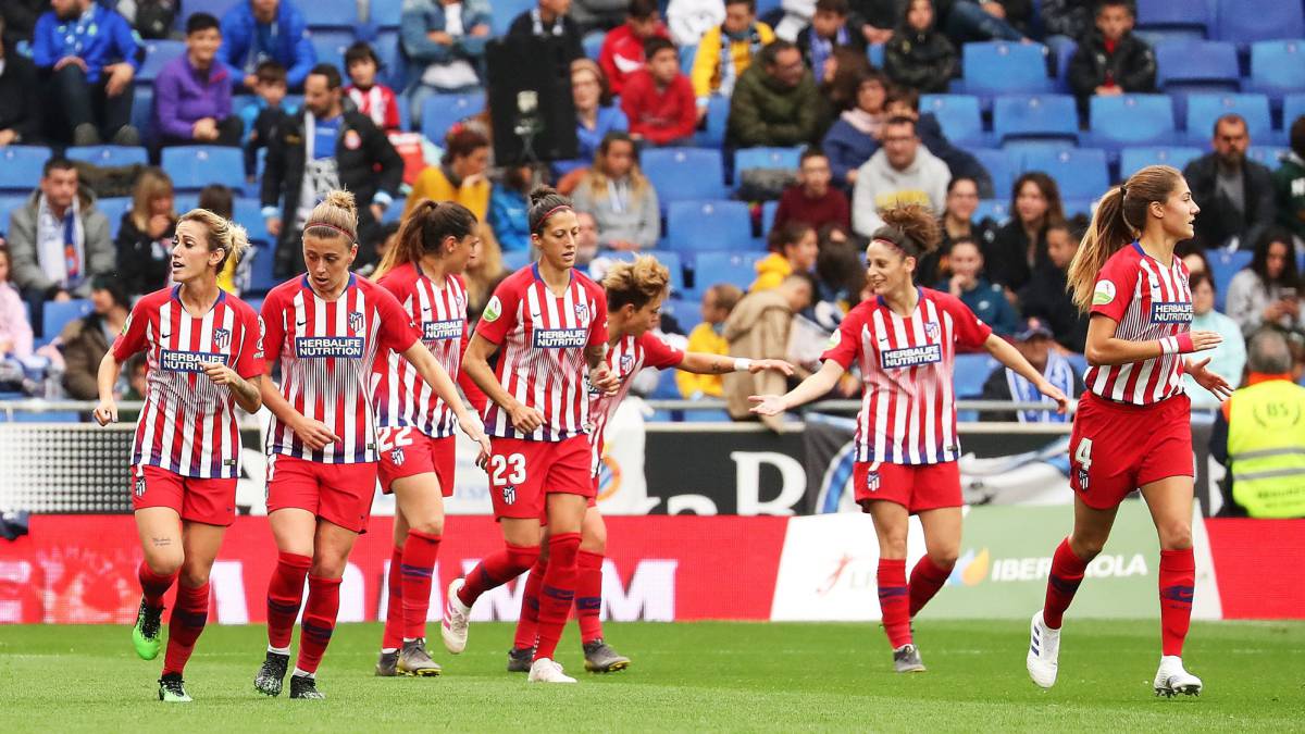 Jugadoras del Atlético de Madrid.