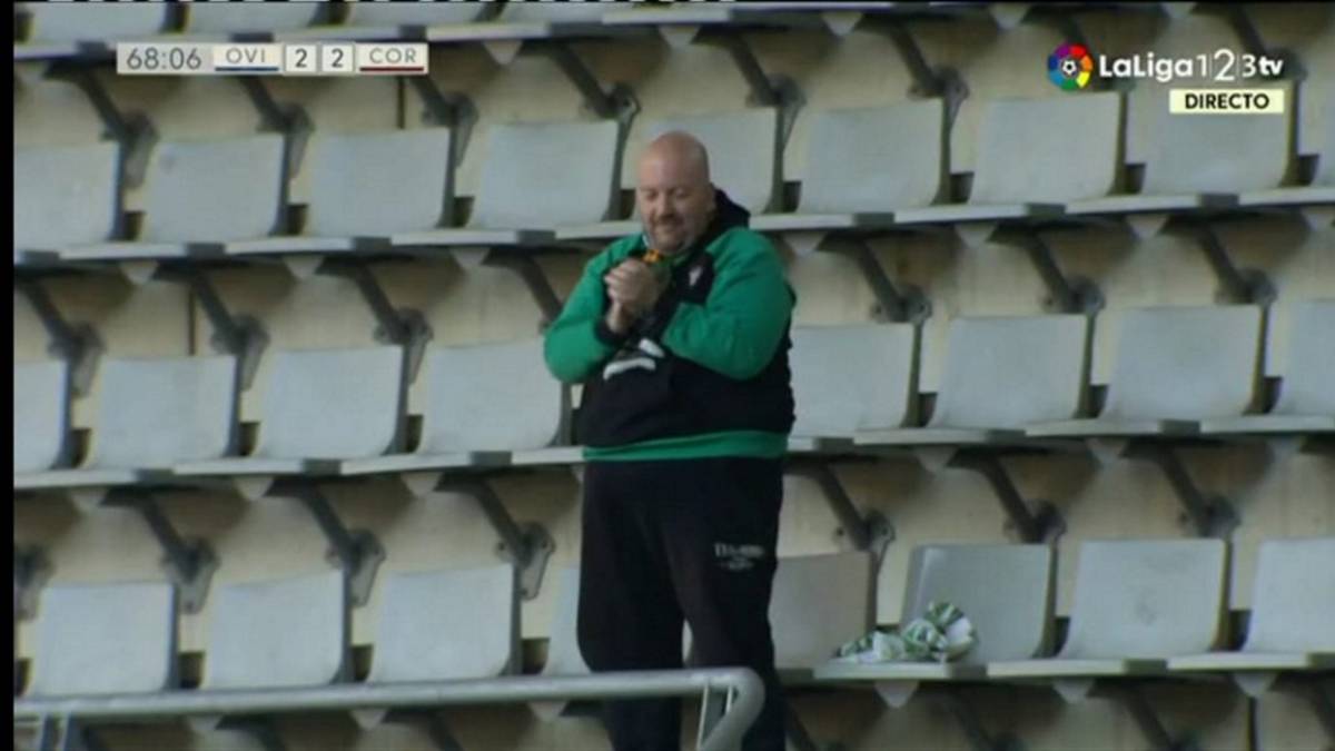 Solitary Córdoba fan makes 1,600 km Oviedo away round-trip