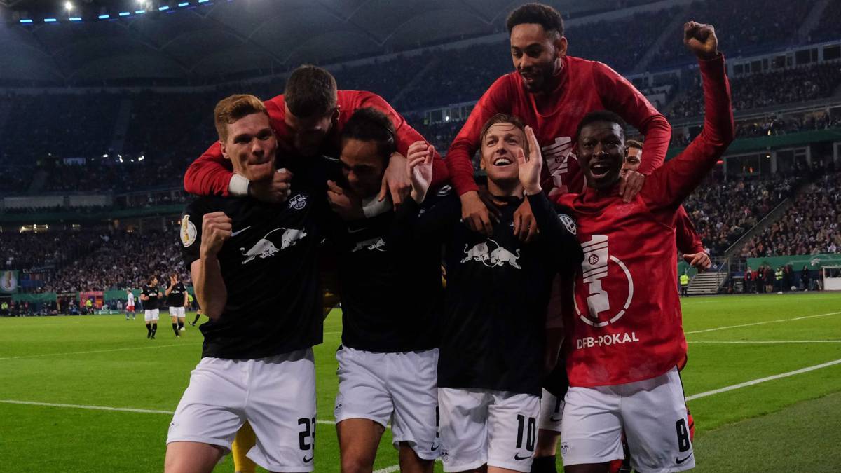 El Leipzig supera al Hamburgo y se clasifica para la final de Copa