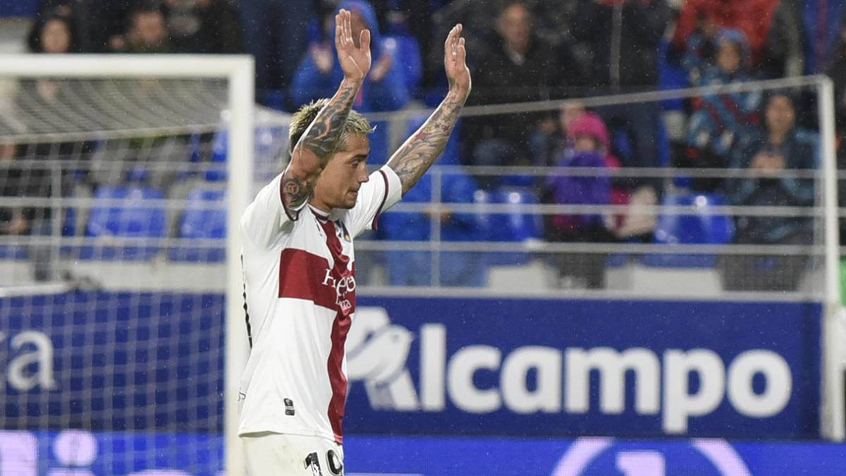 Chimy mantiene vivo el sueño oscense de la permanencia