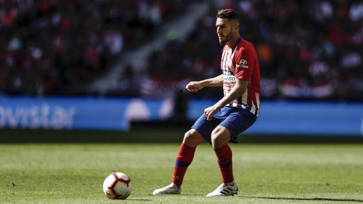 Koke, en el Atlético-Valladolid, el futbolista al que más buscaron sus compañeros.
