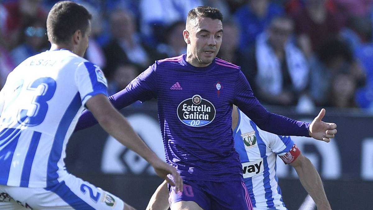 Iago Aspas sufre un esguince en el hombro derecho