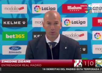 Zidane explota: