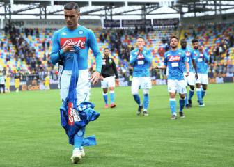 De Laurentiis castiga a su afición por el gesto a Callejón