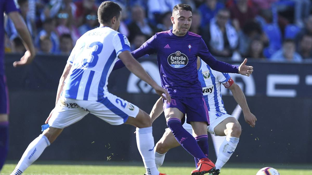 Iago Aspas se lesionó en el último partido ante el Leganés.