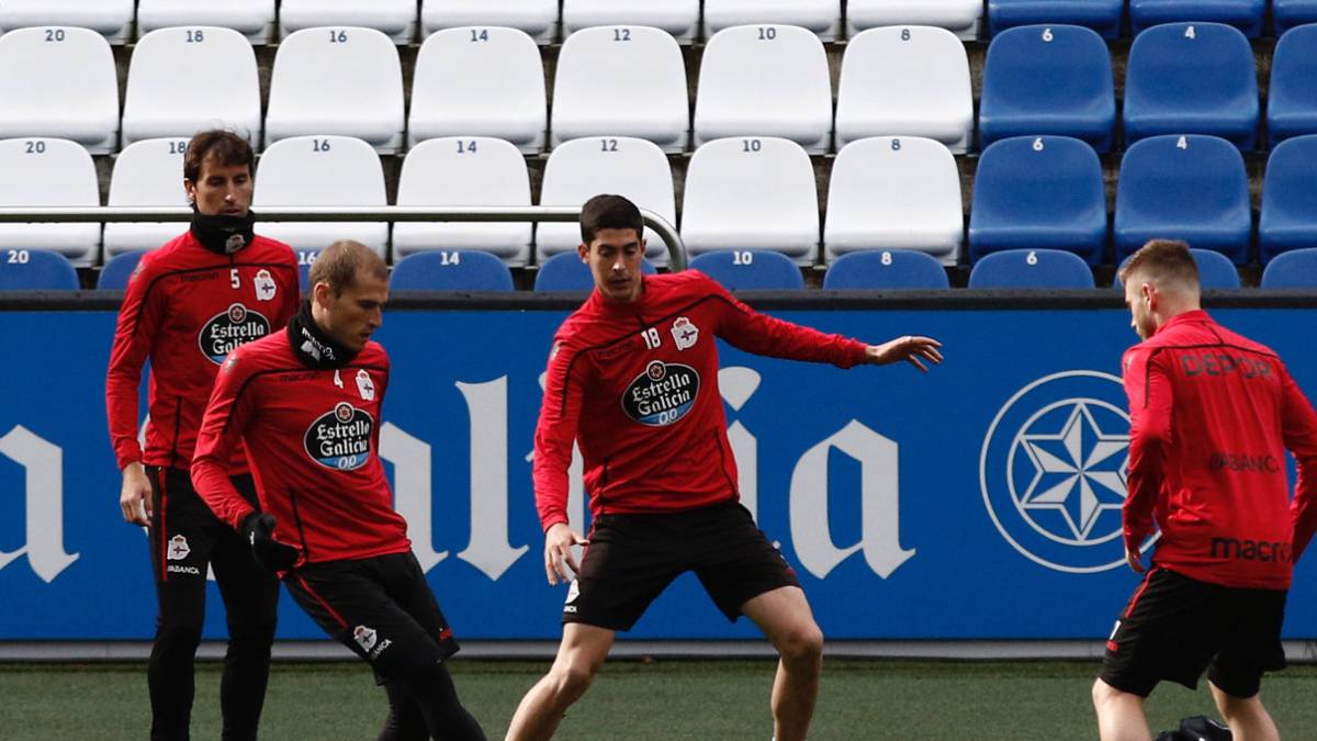 Bergantiños, Carlos Fernández y Caballo en un entrenamiento