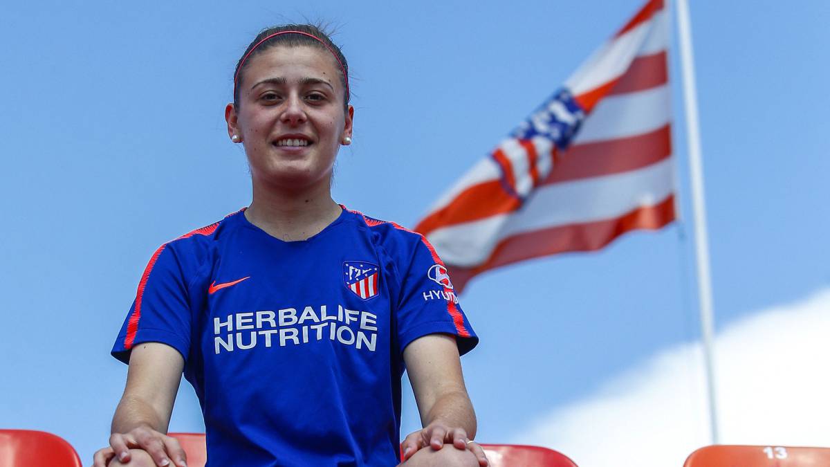 Carmen Menayo, jugadora del Atlético.