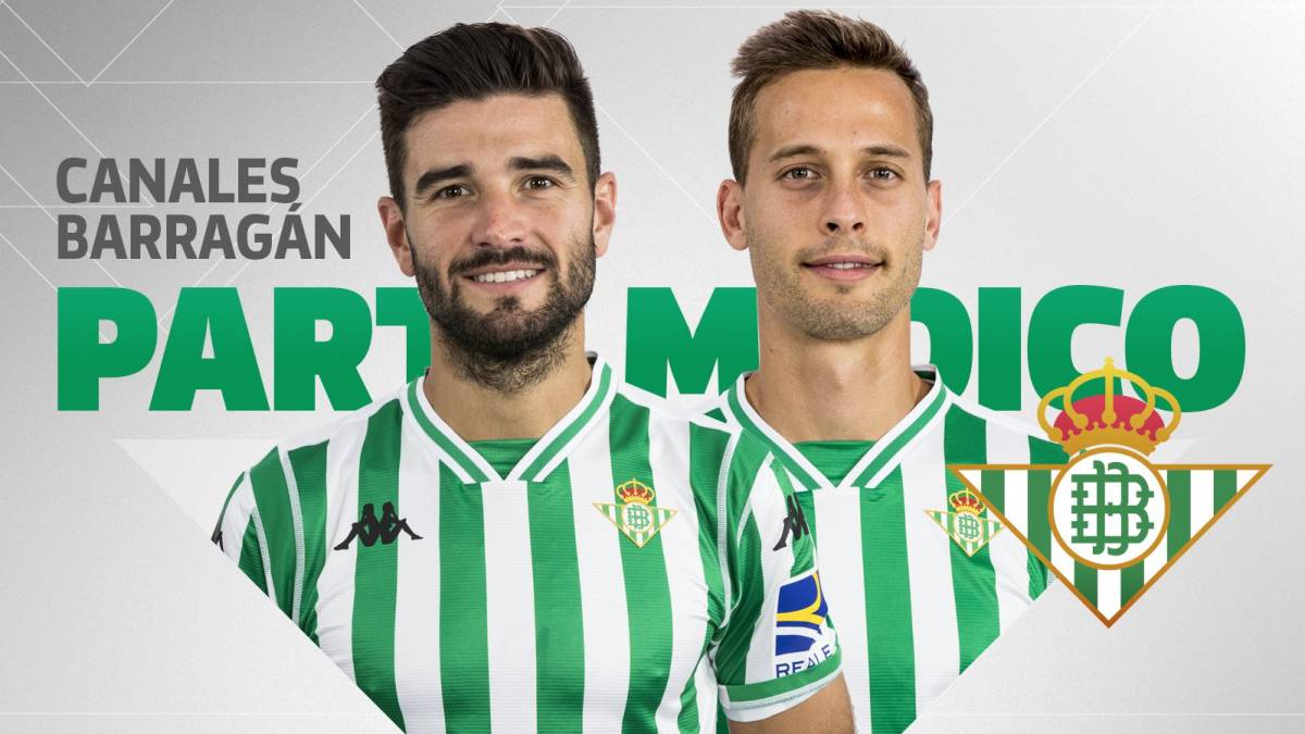 Canales y Barragán se perderán el duelo ante el Eibar por lesión