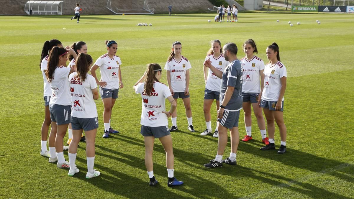 Entrenamiento de la Sub-17.