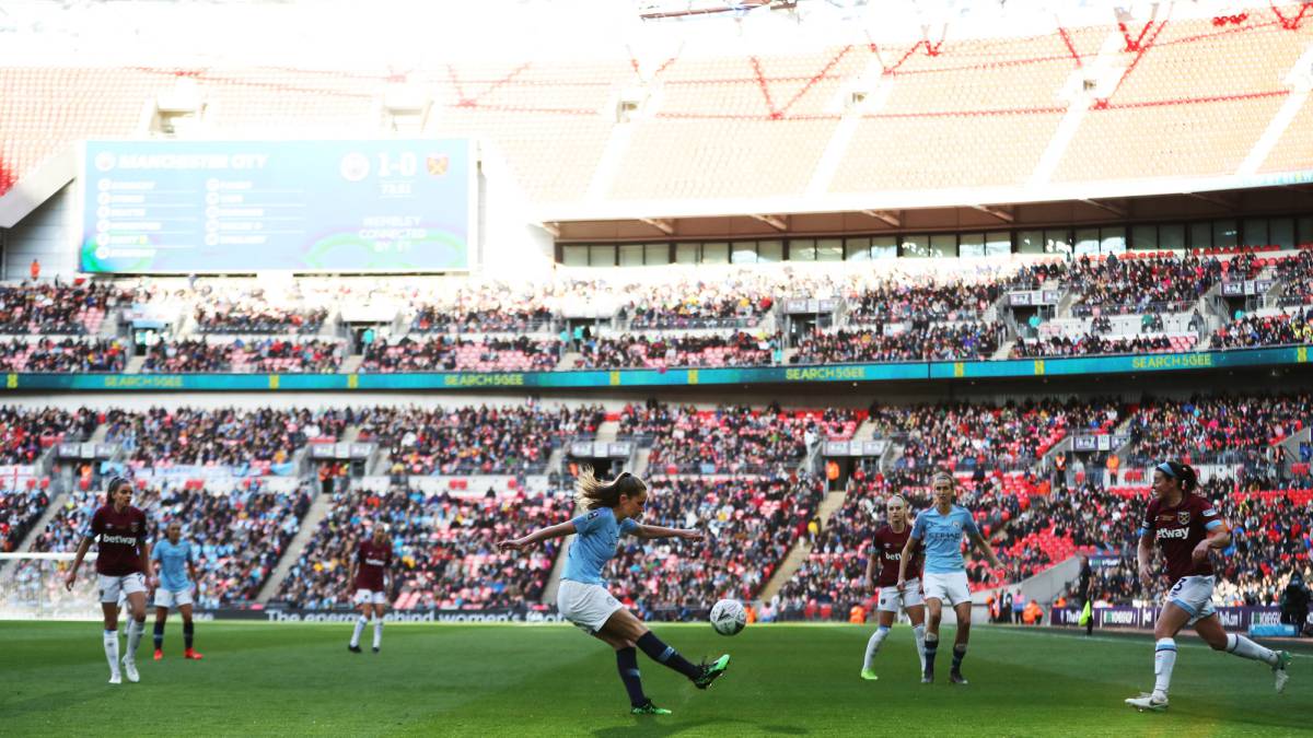 El Manchester City gana la FA Cup ante 43.264 espectadores
