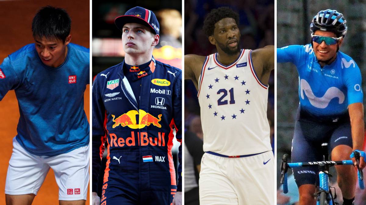Nishikori, Verstappen, Embiid y Mikel Landa