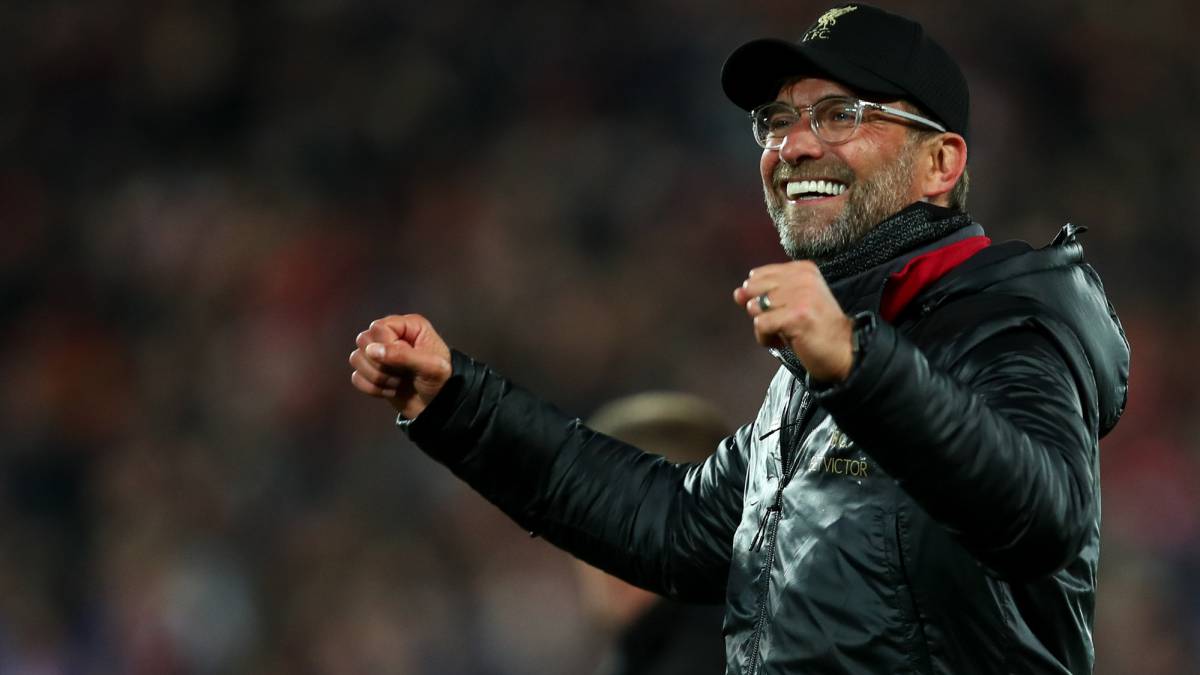El técnico alemán del Liverpool, Jürgen Klopp, durante un partido.