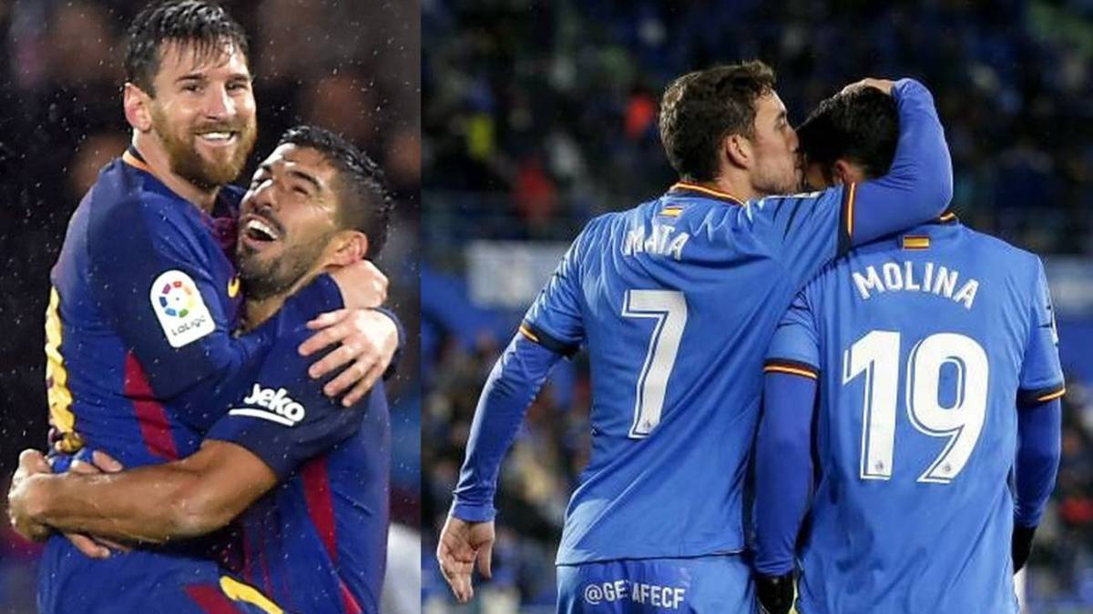 Messi (34), Suárez (21) y Dembélé (8) suman 63 goles. Mata (14), Molina (14) y Ángel (8), 36. El del Madrid y Sevilla (31), el del Atlético (21) y el del Sevilla (18).