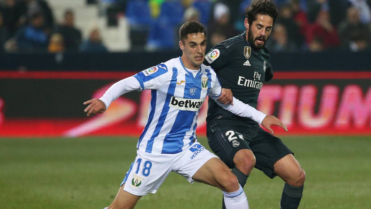 Sabin Merino, en un partido ante el Real Madrid.
