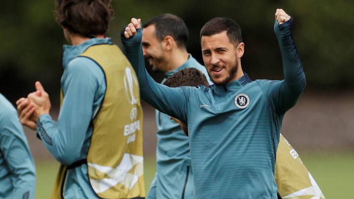 Entrenamiento del Chelsea.