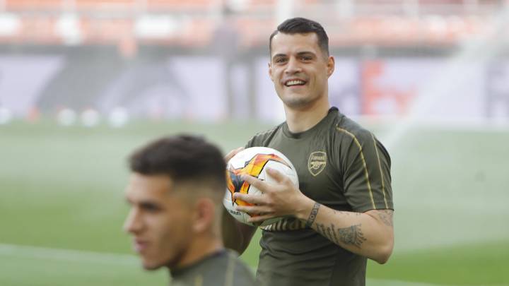 Granit Xhaka, en Mestalla.