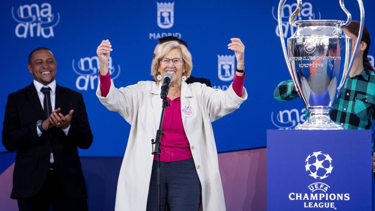 Carmena: "Vendrán 100.000 ingleses, pero Madrid es una ciudad segura"