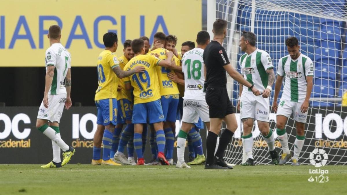 Las Palmas 1-0 Córdoba: resumen, resultado y gol del partido