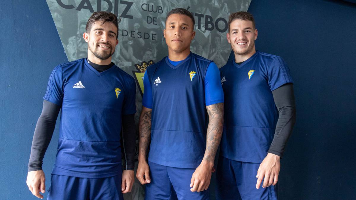 Jairo, Machís y Vallejo, el tridente del Cádiz que amenaza Riazor.
