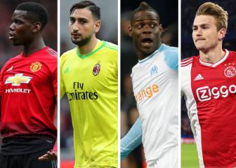 ¿Qué será de los representados de Raiola? Pogba, Donnarumma, Balotelli, De Ligt, Verratti...