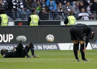 El Eintracht pierde en casa y se cae de los puestos Champions