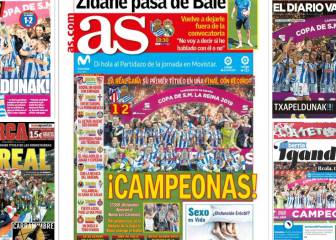 España se vuelca con la Real Sociedad y el fútbol femenino