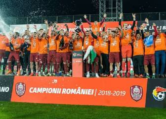 Jesús Fernández, campeón de la liga rumana con el Cluj