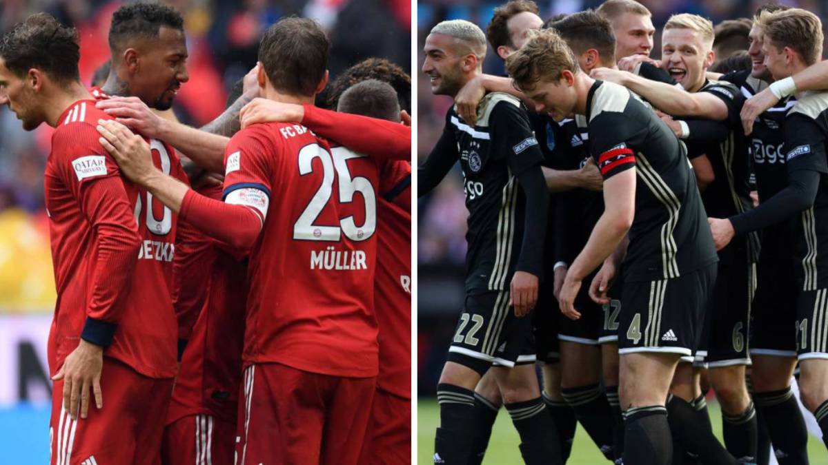 El Bayern y el Ajax aún no son campeones, pero rozan el título en sus ligas.