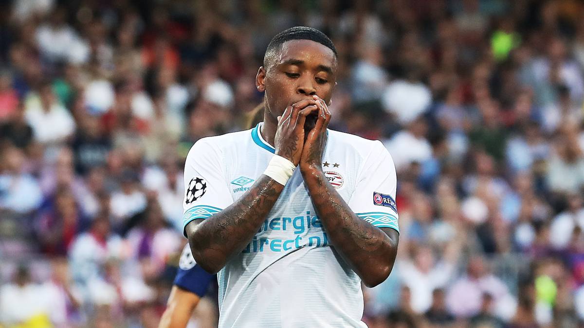 Steven Bergwijn en el PSV Eindhoven