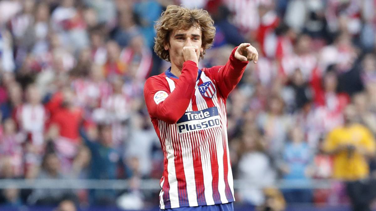 Griezmann celebra un gol