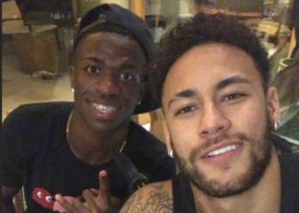 Neymar y su pique con Vinicius: le reta a imitar su último regate