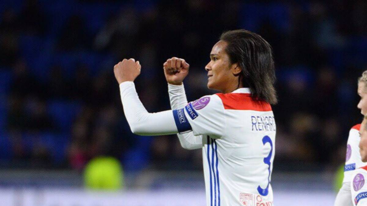 Wendie Renard, jugadora del Olympique de Lyon.