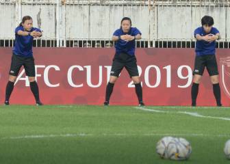 Histórico: primer trío arbitral totalmente femenino en Asia