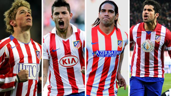 Torres, Agüero, Falcao y Diego Costa.