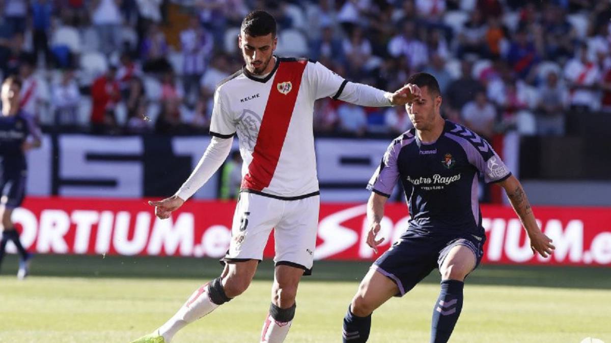 Catena, durante el partido contra el Valladolid.