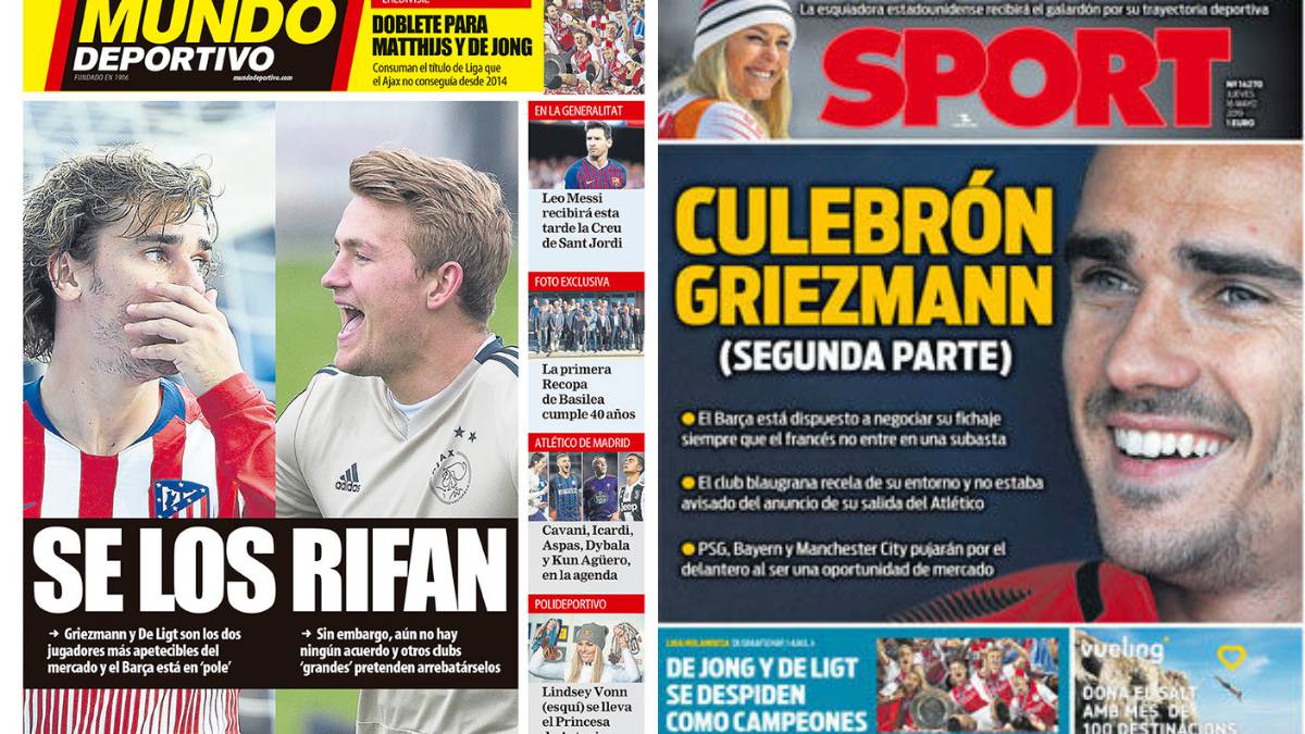 El culebrón Griezmann,
segunda temporada