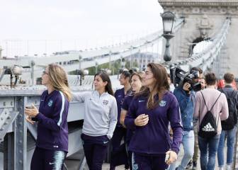 Las chicas del Barça pasean por Budapest antes de la gran final