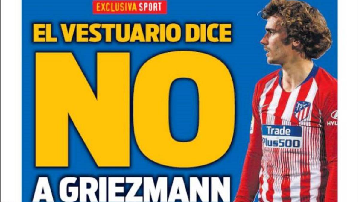 Sport: el vestuario del Barça dice no a Griezmann