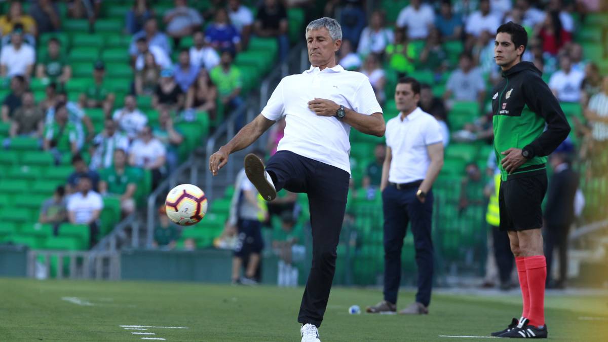 Setién: "No pienso que sea mi último partido"