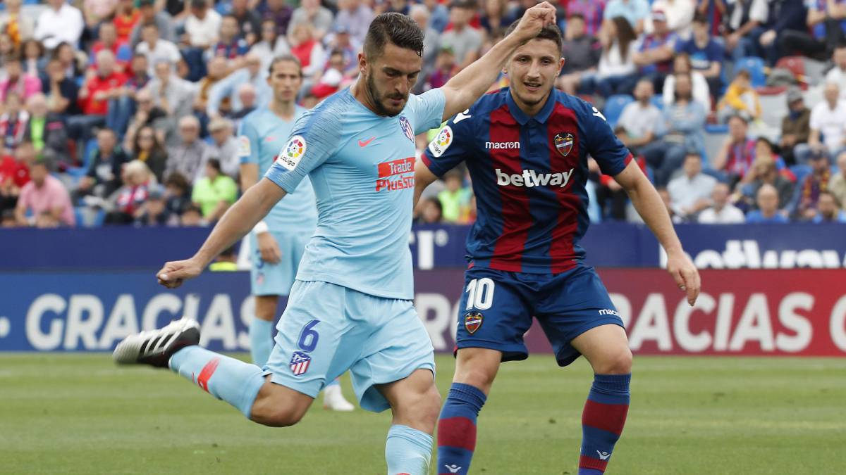 Koke, en el Levante-Atlético